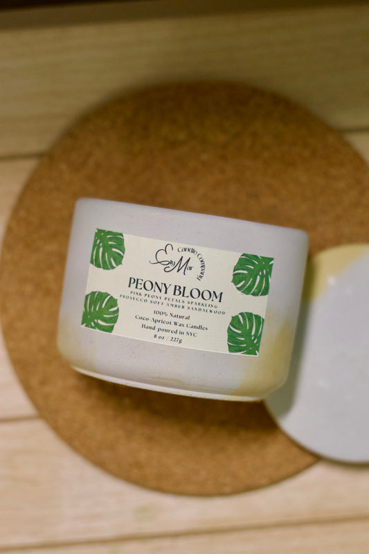 Peony Bloom Candle