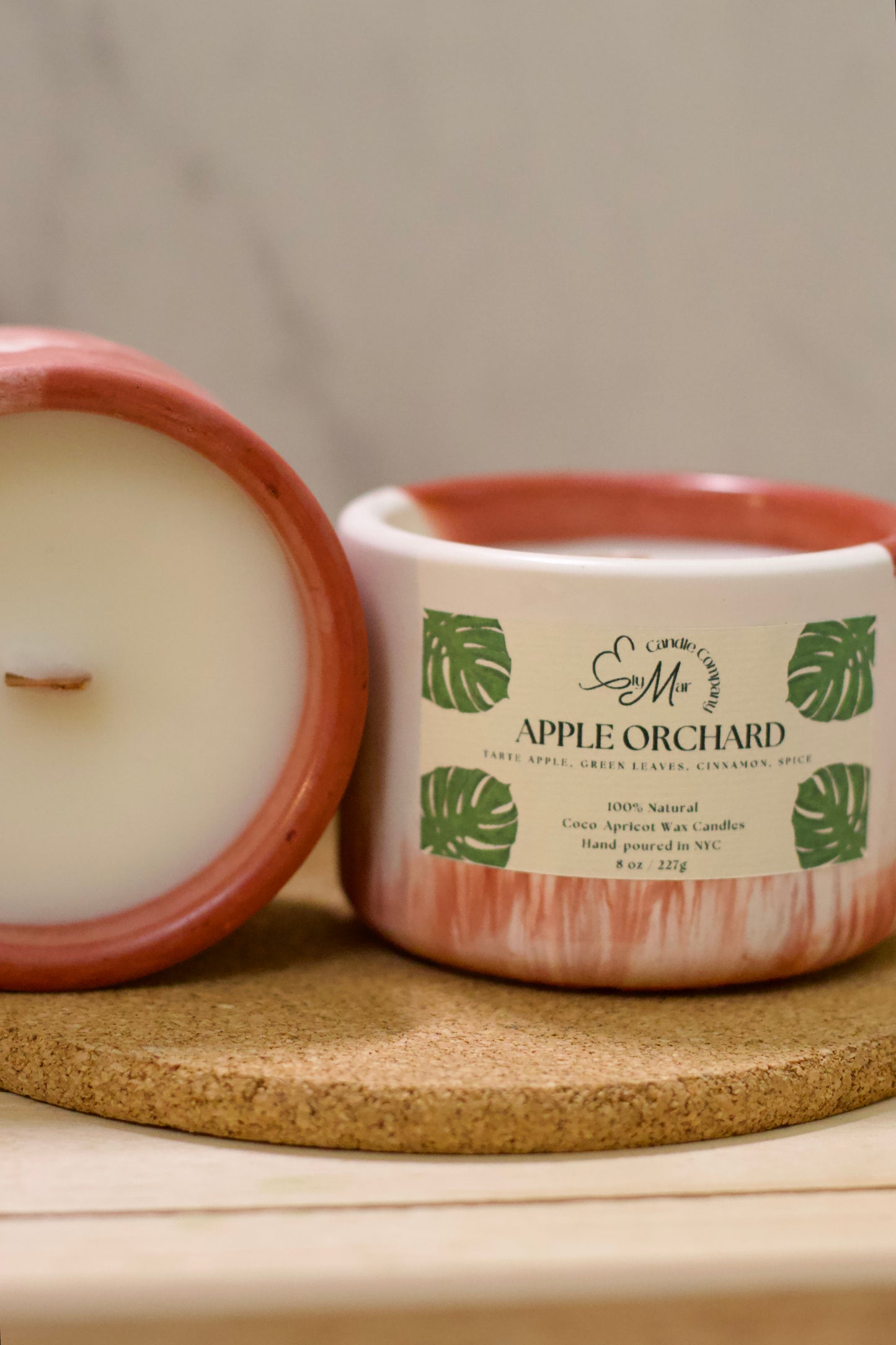 Apple Orchard Cement Candle