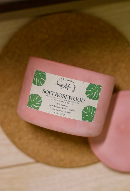 Soft Rosewood Candle