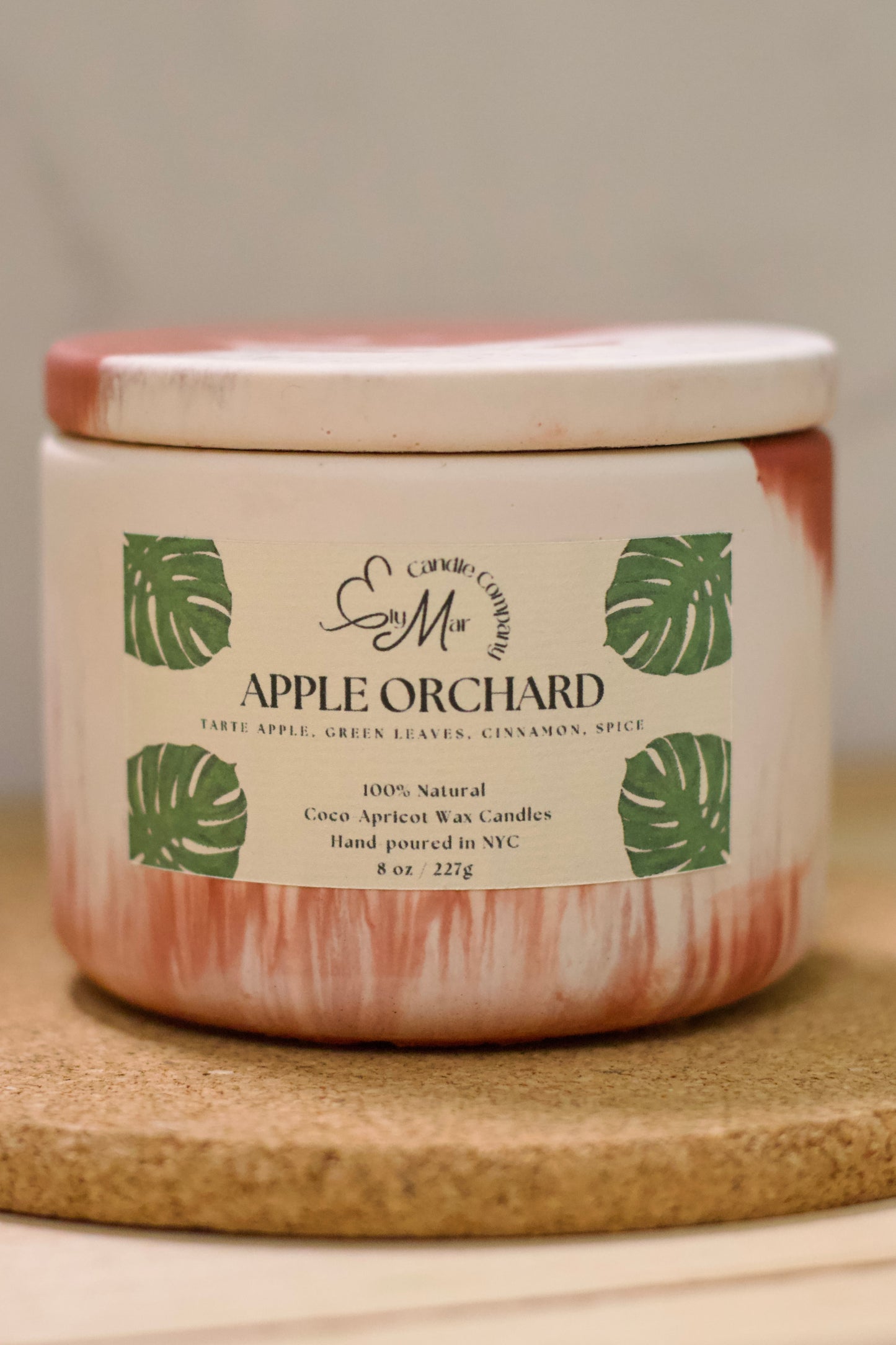 Apple Orchard Cement Candle