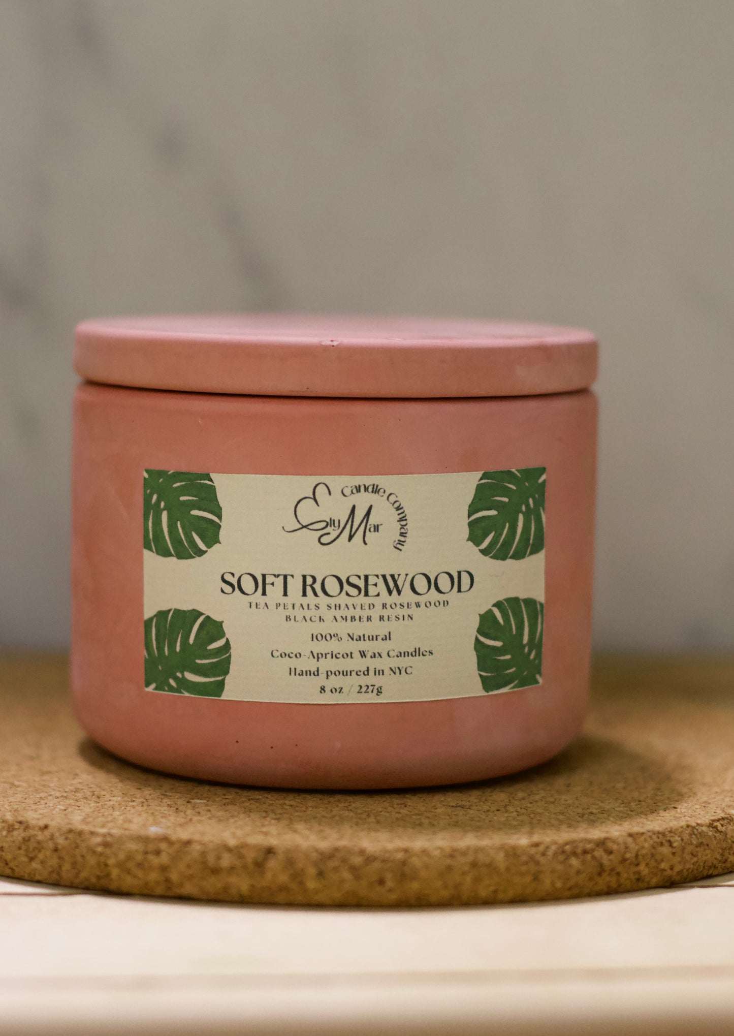 Soft Rosewood Candle