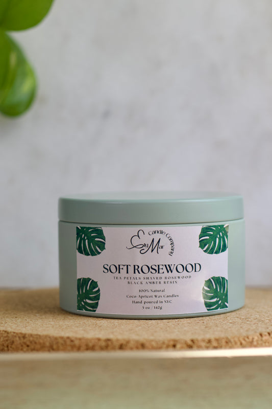Soft Rosewood Candle