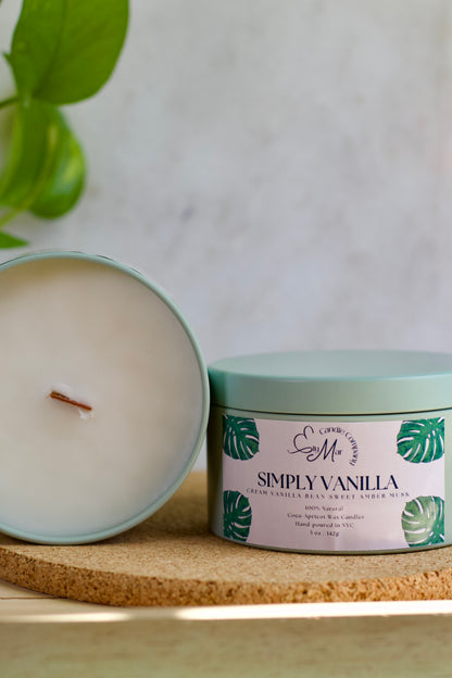 Simply Vanilla Candle Tin